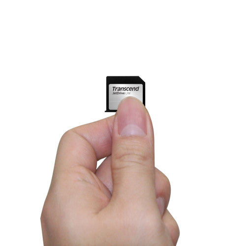 Transcend JetDrive Lite 350 removable storage expansion card for MacBook Pro Retina 15-inch Mid 2012 to Early 2013 Transcend JetDrive Lite 350 removable storage expansion card for MacBook Pro Retina 15-inch Mid 2012 to Early 2013